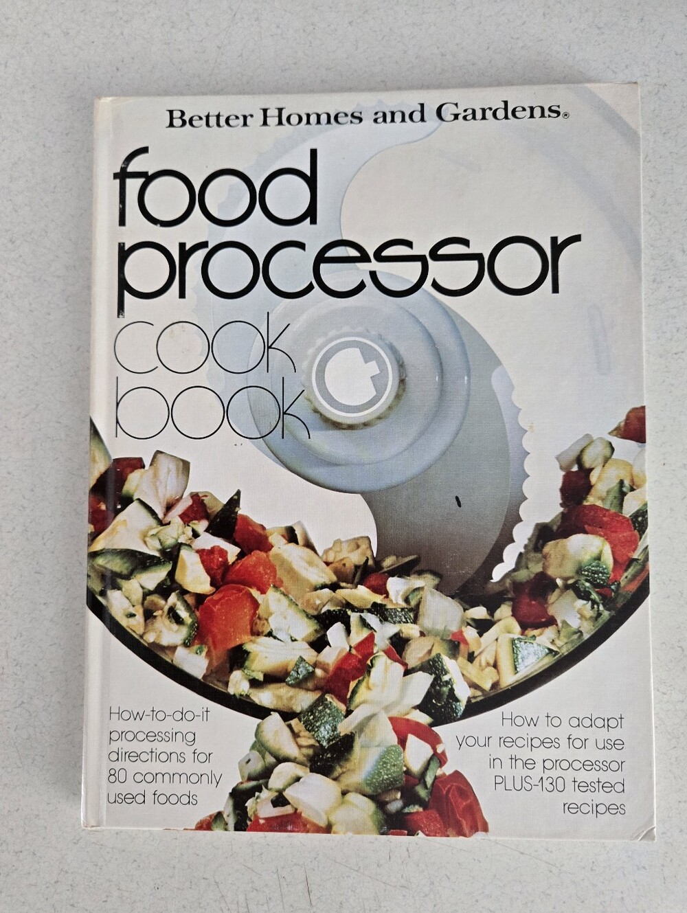 Better Homes and Gardens Cook Book Vtg Cookbook Food Processor